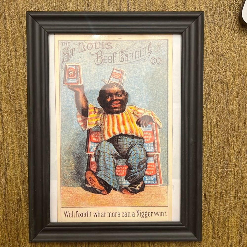 Black Americana Photo Frame